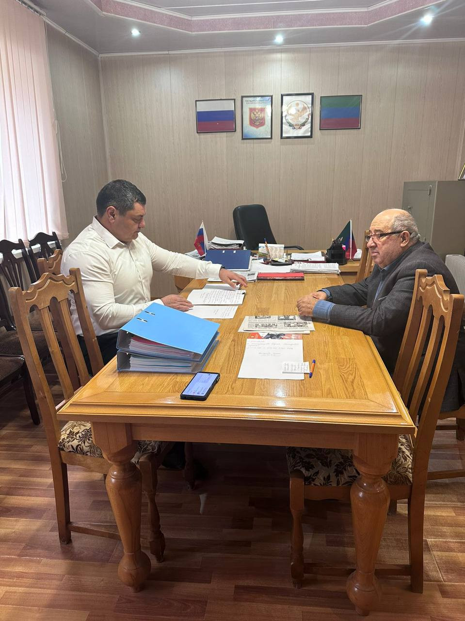 Встреча по вопросам перевода социальных выплат на национальную платежную систему "Мир"